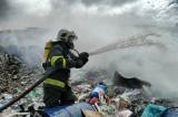 Foto: S požárem na skládce v Čáslavi bojovali také hasiči z Golčova Jeníkova