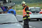 Dopravní nehoda u Libenic blokovala hlavní tah mezi Kolínem a Kutnou Horou