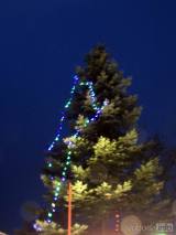 20161127220826_IMG_4623: Foto: Hasiči v Zehubech rozsvítili vánoční strom, přišel i Mikuláš!