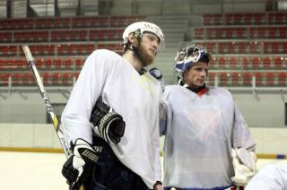 Hokejisté Čáslavi poprvé trénovali na novém zimním stadionu