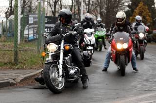 Foto: Motorkáři z čáslavského Freedom vyrazili na Štědrý den na vyjížďku