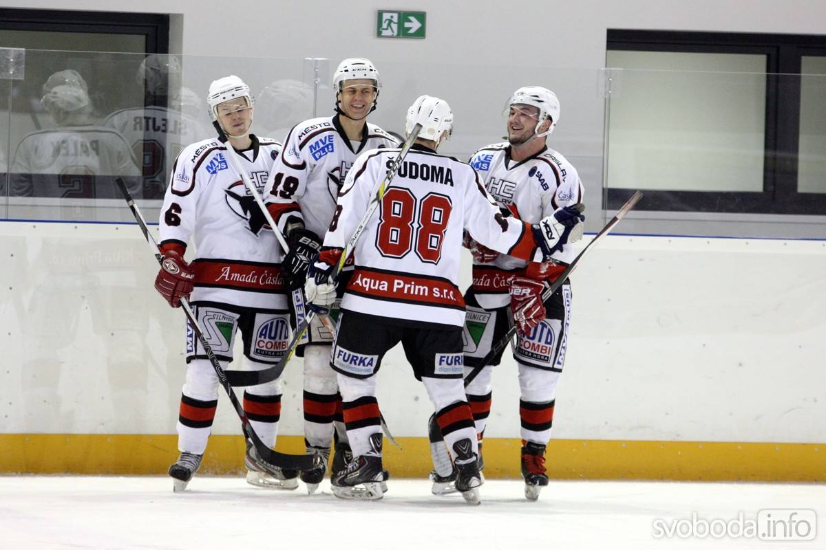 Po vítězství nad Kralupy se hokejisté Čáslavi vyšvihli do čela tabulky krajské soutěže