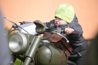 Foto: Na Dni s historickou technikou byla k vidění vojenská vozidla i motocykly