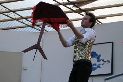 Foto: Tyjátrfest pokračoval sobotním programem, nechyběla divadelní představení a kouzelník