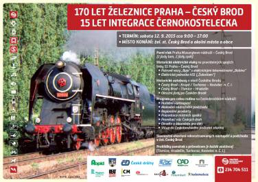 Železnice Praha- Český Brod slaví 170 let. Připraveny jsou historické vlaky i autobusy