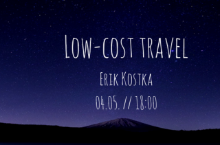 Erik Kostka si připravil přednášku o levném cestování