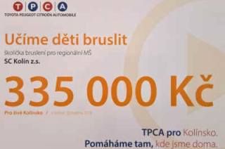Kozlové získali od TPCA 335 tisíc na projekt školiček bruslení 