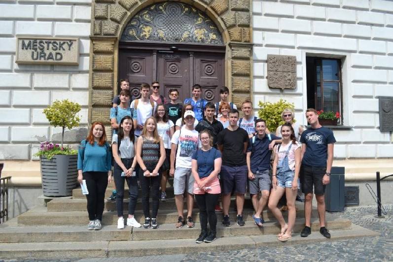 Němečtí studenti opět navštívili kolínskou Stavebku