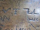 20180725074830_DSCN6900: Vandalům, kteří v kostele sv. Jakuba vyryli graffiti, patří poděkování