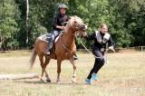 20180804143534_5G6H5706: Foto: V Čestíně na hřišti sehrál hlavní roli kůň, důležité bylo i umění jezdců
