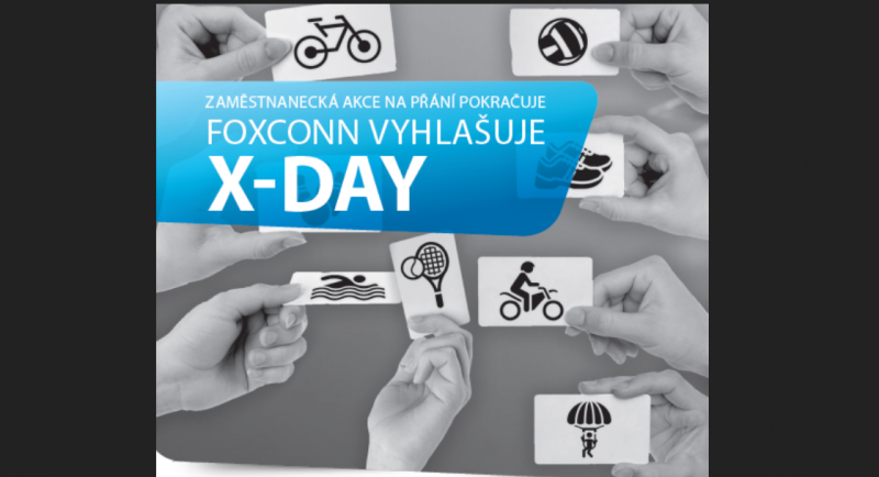 Foxconn otevírá dveře žádostem o finanční příspěvky, vyhlašuje X-DAY