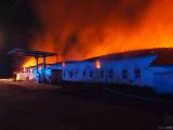20181014141409_004: Foto: Požár skladu ve Svaté Kateřině způsobil škodu za 2,5 milionu korun