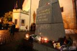 20181028213720_5G6H7190: Foto: U sochy T.G. Masaryka si v neděli večer připomněli sto let od vzniku Československa