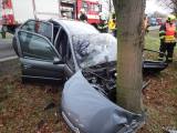 20190109074733_4-004: Foto: Hasiči u Čáslavi vyprostili zaklíněného řidiče po střetu dvou vozidel