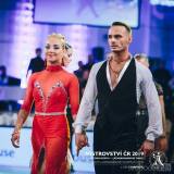 20190303220453_MCR_LAT38: Patrik Dobruský a Veronika Nováková v semifinále Mistrovství ČR latinskoamerických tanců 2019