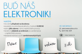 TIP na práci v Kutné Hoře: Buď náš ELEKTRONIK!
