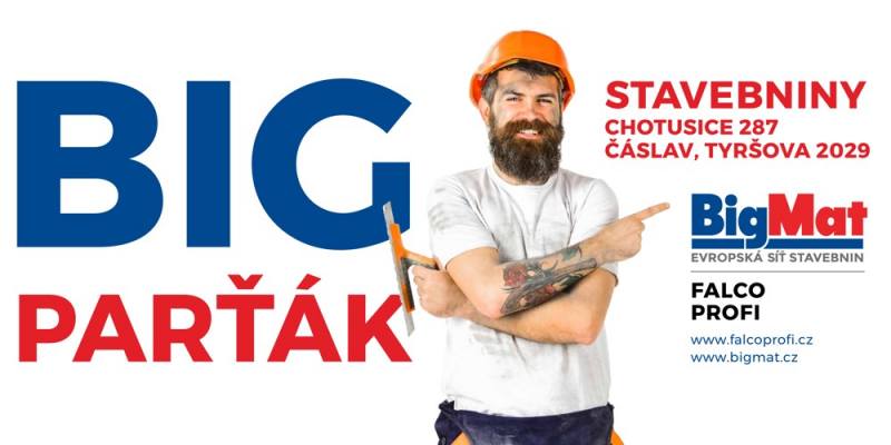TIP: Jarní nabídka ve stavebninách BigMat Falco profi Chotusice a Čáslav