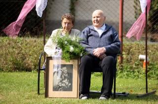 Marie a Jindřich Bláhovi oslavili sedmdesát let společného života!