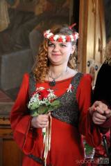 20190916132127_IMG_4631: Foto: Vlašský dvůr v Kutné Hoře hostil svatbu v rytířském stylu  
