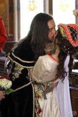 20190916132130_IMG_4660: Foto: Vlašský dvůr v Kutné Hoře hostil svatbu v rytířském stylu  