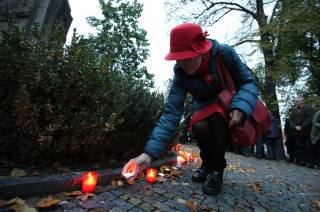 Foto: Kutnohorští sokolové uctili památku bratrů a sester, kteří zahynuli za okupace