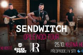 „Opilé noci tour“ kapely Sendwitch se zastaví také v Kutné Hoře