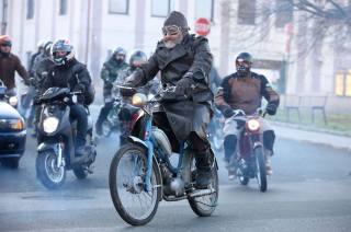 Foto: Motorkáři z Čáslavi vyrazili do roku 2020 na mopedech