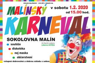 Ani letos nebude chybět dětský karneval v malínské sokolovně