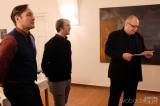20200118004442_DSCF2477: V Galerii Felixe Jeneweina vystavují obrazy Martin Matoušek a Ondřej Roubík
