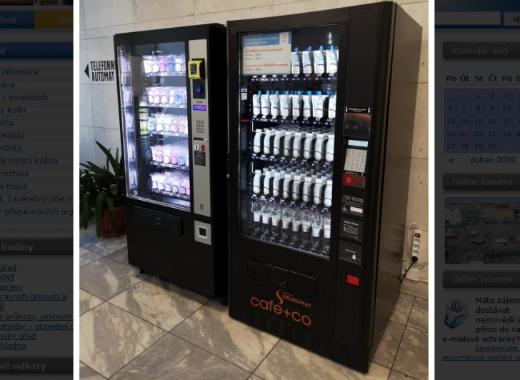 V Kolíně instalovali také automat na dezinfekci