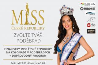 Finalistky Miss ČR se představí v Poděradech, zároveň vyhlásí titul Tvář Poděbrad