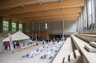 Hrubá stavba sportovní haly v kolínských Borkách je hotová