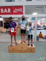 20201012172647_plavani202010253: Zřejmě na poslední závody vyrazili nejmladší plavci Sparty Kutná Hora do Kolína
