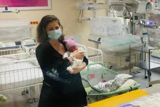 Prvním středočeským miminkem je Emička, narodila se v porodnici v Kolíně