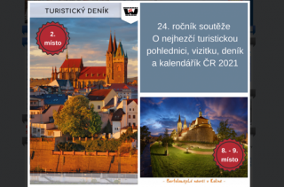 Turistický deník města Kolína a pohlednice Bartolomějského návrší se umístily v soutěži na předních příčkách