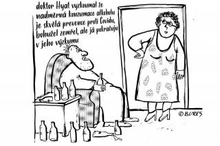 Na webu Jiřího Bureše najdete také kreslený humor
