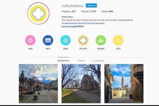 Kutnohorský instagram zabodoval v soutěži „Zlatý lajk roku 2021“