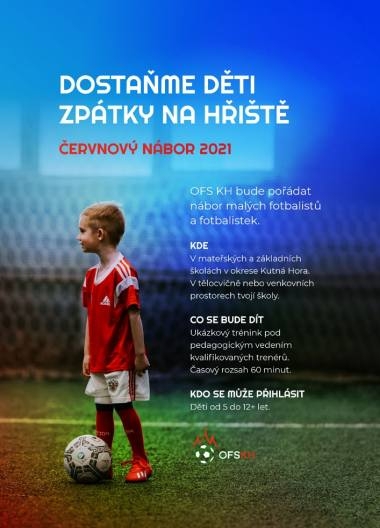 OFS Kutná Hora připravuje ukázkové tréninky pro mladé fotbalisty a fotbalistky