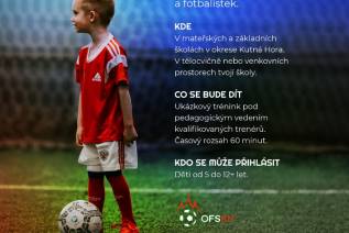 OFS Kutná Hora připravuje ukázkové tréninky pro mladé fotbalisty a fotbalistky