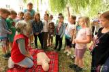 20210622214458_5G6H2755: Foto: Dětem z ZŠ T.G. Masaryka se věnovali v rámci projektu „Na kole jen s přilbou“