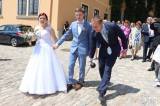20210704195010_IMG_4889: Foto, video: Motorkáři z Freedoom Čáslav gratulovali novomanželům Procházkovým