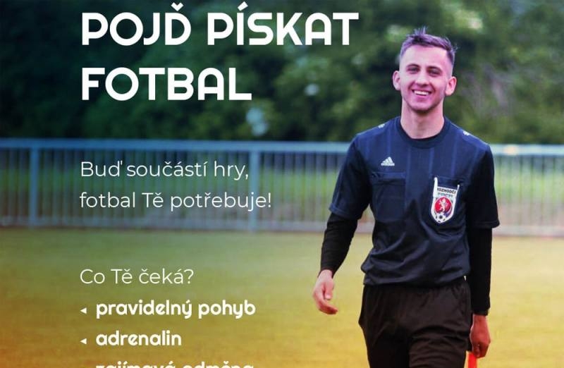 Nejmladší krajský rozhodčí Šimon Pipek: „Doufám, že můj největrší fotbalový úspěch teprve přijde!“