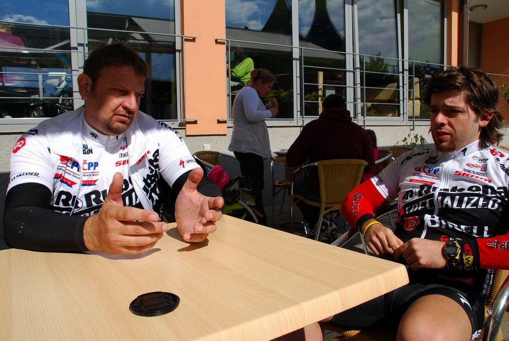 Cyklistický manažer Ivan Sova provedl své kolegy po okolí Kutné Hory