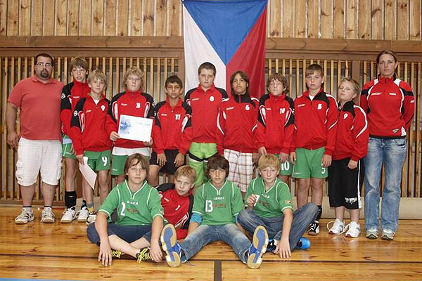 Perspektivní tým mladších žáků Sparty obsadilo v mistrovství ČR v desetiboji sedmé místo