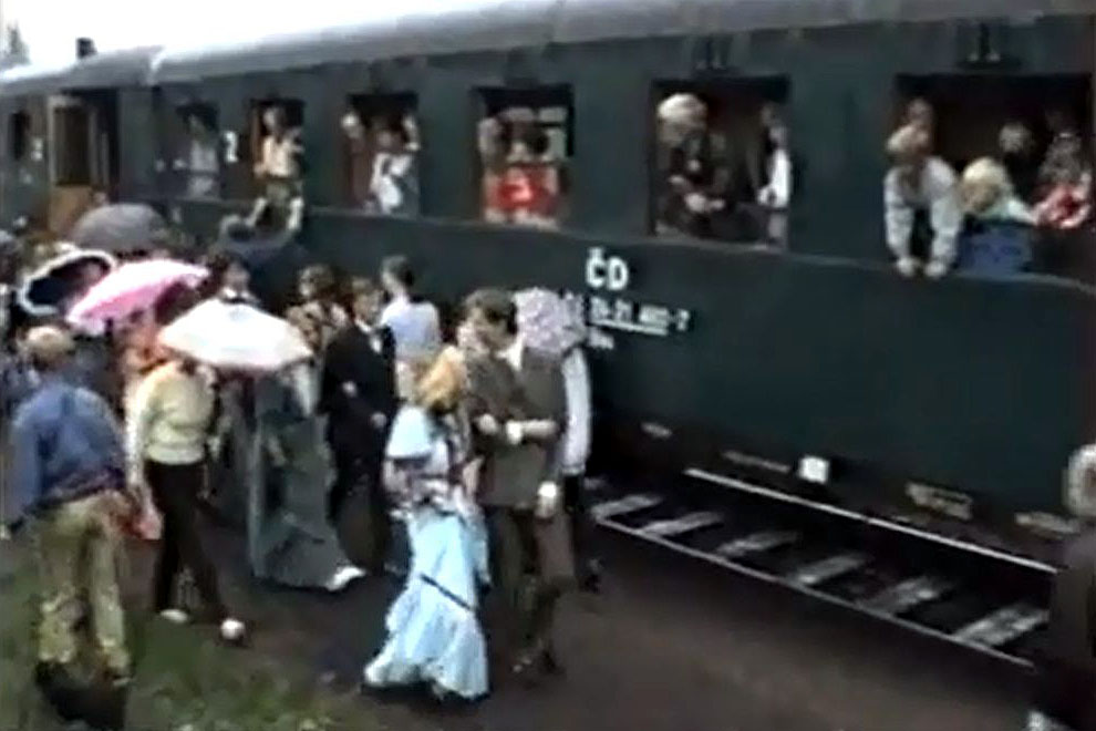 Video: Na konci minulého století oslavovali výročí železniční tratě Havlíčkův Brod - Humpolec
