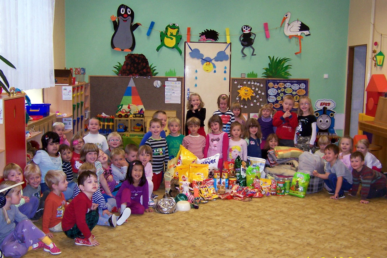Fenka Boženka navštívila děti v čáslavské Mateřské škole Masarykova