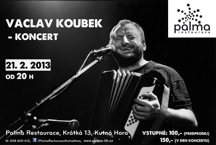 Známý písničkář Václav Koubek zahraje v Kutné Hoře po dvou letech