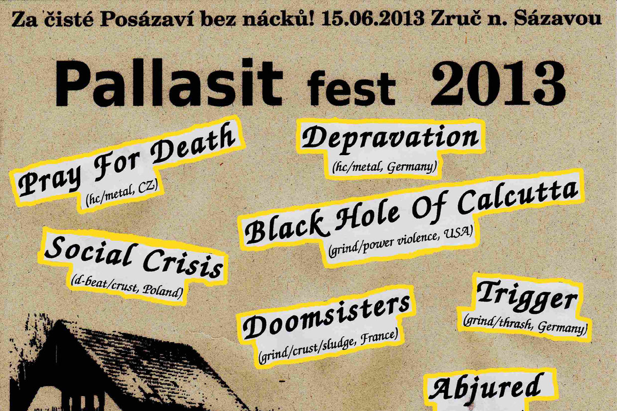 Letošní ročník zručského hudebního festivalu Pallasit fest začne v sobotu ve 14 hodin