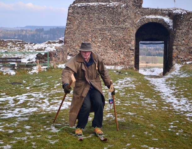 Foto: Na zřícenině hradu Lichnice se nejen tábořilo, ale i sportovalo 