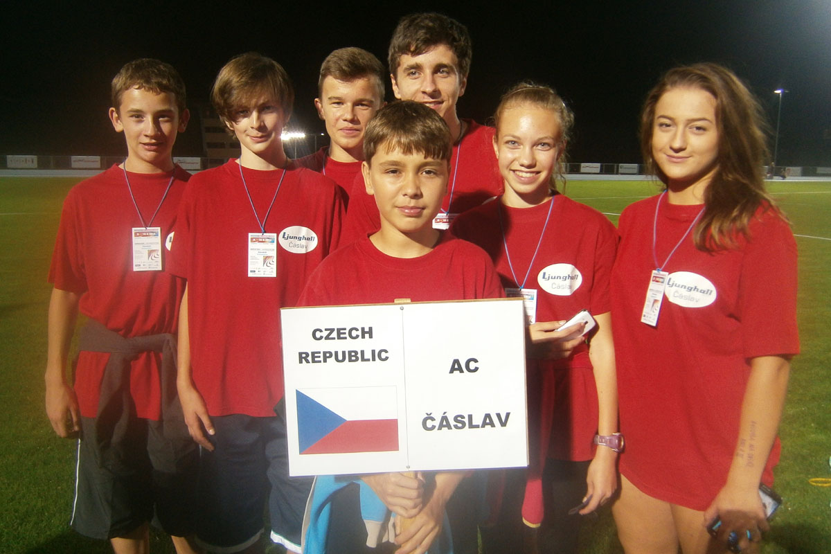 Čáslavští žáci se úspěšně vrátili z Evropských dětských atletických her